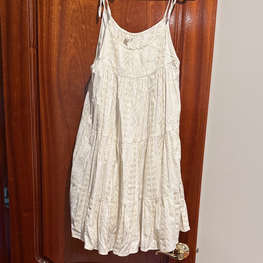Elegant White Swim Coverup